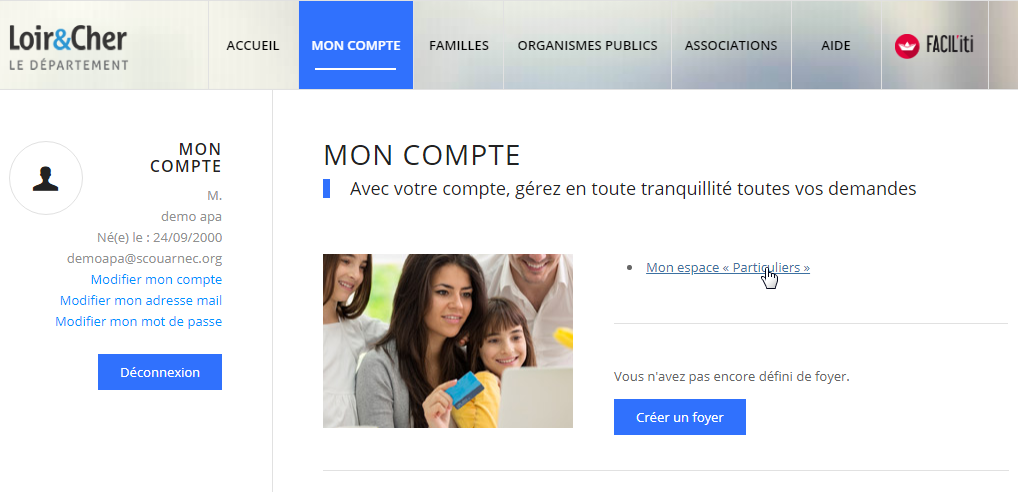 Faire une demande APA